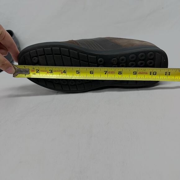 Vintage Bugarri Men’s Brown Leather and Suede Elevated Shoes - Size 7 - Picture 8 of 8